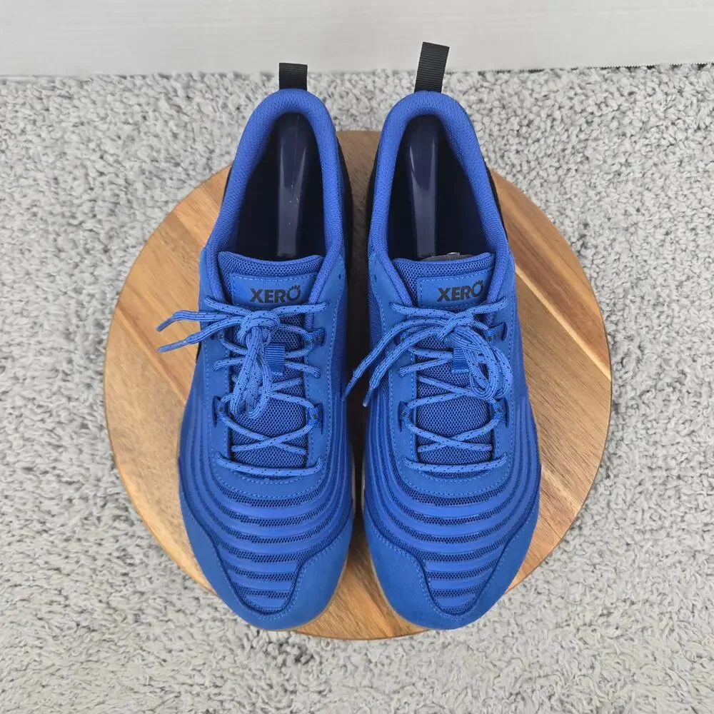 Xero Shoes Mens 12.5 360 Blue Black Gum Minimalist Barefoot Gym CrossFit Trainer